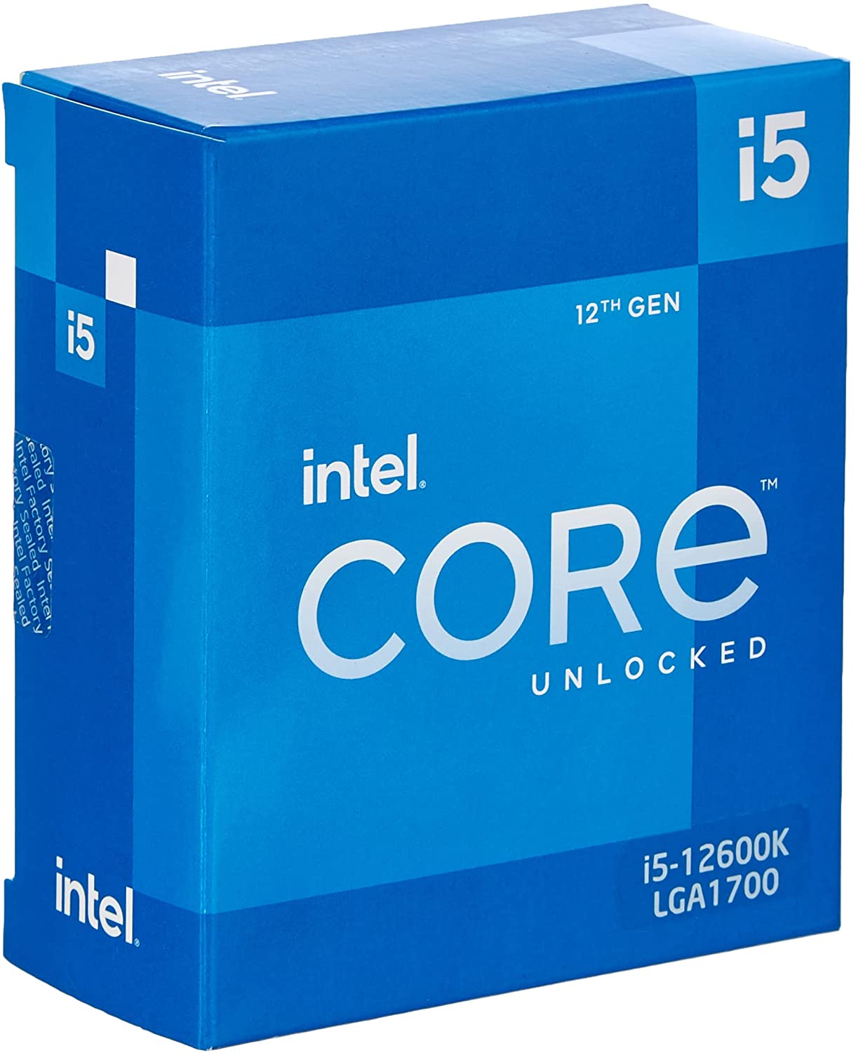 Intel Core i5-12600K - Processore desktop di 12a generazione (orologio base: 3,7 GHz Tuboboost: 4,9 GHz, 6 core, LGA1700, RAM DDR4 e DDR5 fino a 128 GB) BX8071512600K